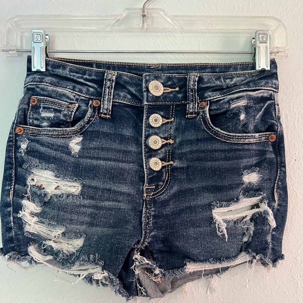 American Eagle Next Level Stretch Button Fly Shorts